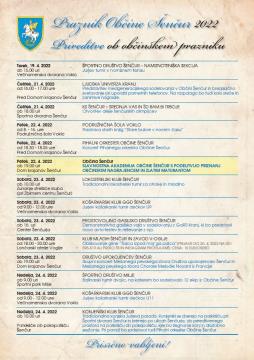 Prireditve 2022 Šenčur